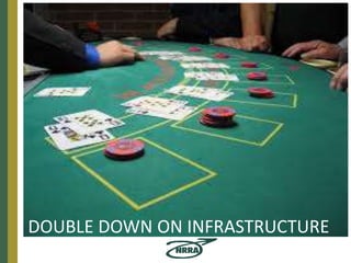 DOUBLE DOWN ON INFRASTRUCTURE
 