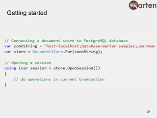 Getting started
24
 