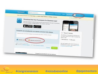 @pepemontoro#congresoseosoc #notodoesonline
 