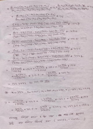 Numerical analysis & computer programming
