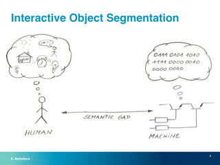 Interactive Object Segmentation 
4 
E. Mohedano 
 