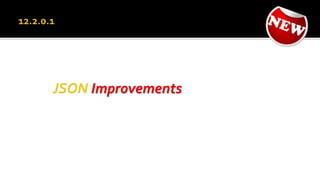 Oracle Database - JSON and the In-Memory Database