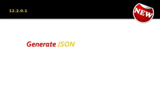 Oracle Database - JSON and the In-Memory Database