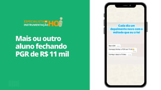 HO
ESPECIALISTA
INSTRUMENTAÇÃO
EM
 