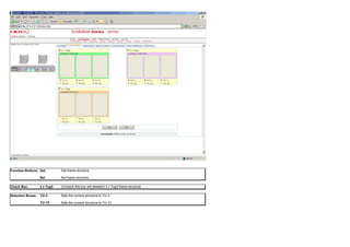 Function Buttons: Get
Set
Get frame structure
Set frame structure
Check Box: 3 x Tug3 Uncheck this box will deselect 3 x Tug3 frame structure
Selection Boxes: TU-3
TU-12
Sets the current structure to TU-3
Sets the current structure to TU-12
 