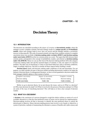 Operations research
