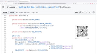 OracleDB Ecosystem for Java Developers