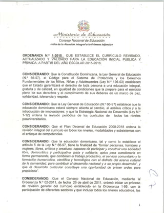 Ordenanza 01-2015