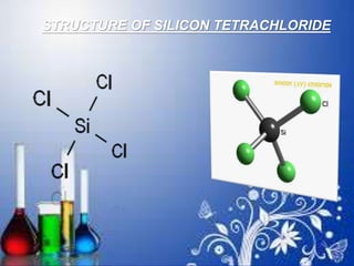 STRUCTURE OF SILICON TETRACHLORIDE
 