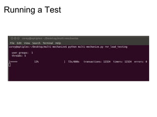 Running a Test 