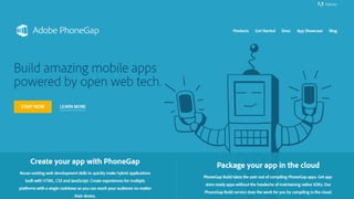 VT2018 - DA355A - Phonegap, react, vue.js