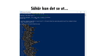 Såhär kan det se ut...
 