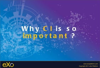 Why  CI  is so  important  ? 