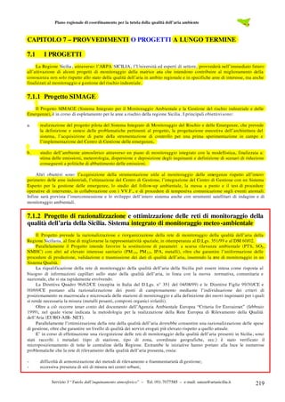 Piano aria sicilia capitolo 7  da pag 219 a pag 233  piano direttore ass.to tursmo piano veneto da pag 220 a 223