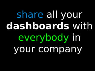 60
share all your
dashboards with
everybody in
your company
 