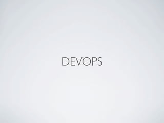 DEVOPS
 