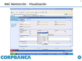 MAC Mantención - Visualización  