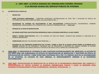 SEGÚN EL BCE EL 30% ESTA PROVISIONADO. AUNQUE NO DE FORMA SIMETRICA.MOROSIDAD DE CAJAS Y BANCOS EMPATAN YA EN MOROSIDAD (5%). LA INMOBILIARIA PUEDE ACERCARSE AL 10%. DE NUEVO,  REPARTIDA DE FORMA ASIMETRICA.VIVIENDA USADA VACIA (SOBRE 1 MILLON)STOCK DE VIVIENDA NUEVA SIN VENDER (MÁS DE UN MILLON)6