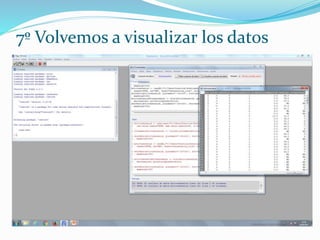 7º Volvemos a visualizar los datos
 