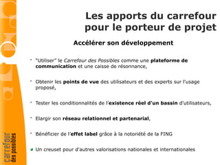 Présentation 1er Comite de repérage régional