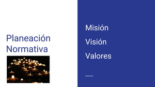 Misión
Visión
Valores
Planeación
Normativa
 