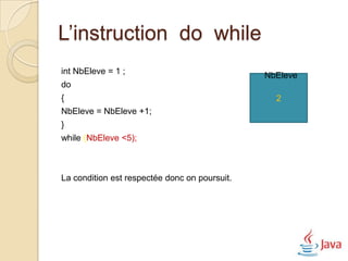 L’héritage




Il n’y a pas d’héritage multiple
             en Java
 