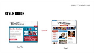 STYLE GUIDE 
Style Tile 
Final 
source: www.risk-show.com 
 
