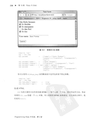 Programming Ruby中文版  （第二版）