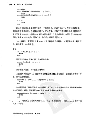 Programming Ruby中文版  （第二版）
