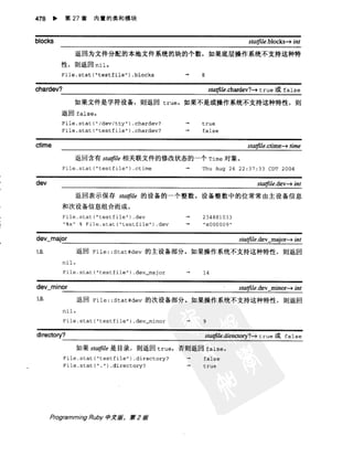 Programming Ruby中文版  （第二版）