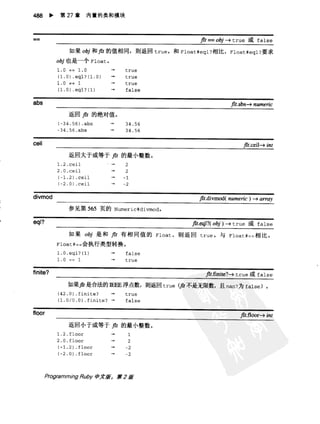 Programming Ruby中文版  （第二版）