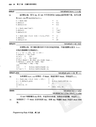 Programming Ruby中文版  （第二版）