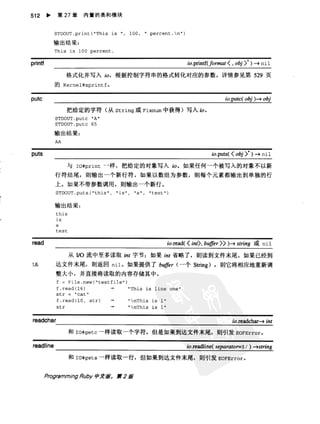 Programming Ruby中文版  （第二版）