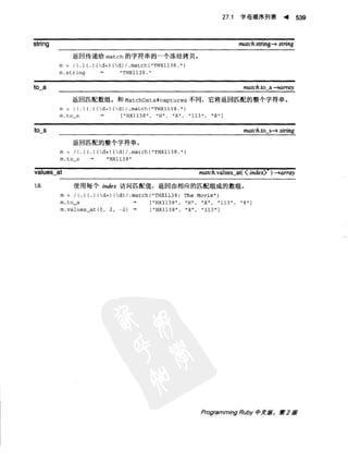 Programming Ruby中文版  （第二版）