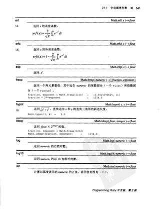 Programming Ruby中文版  （第二版）