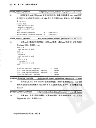 Programming Ruby中文版  （第二版）