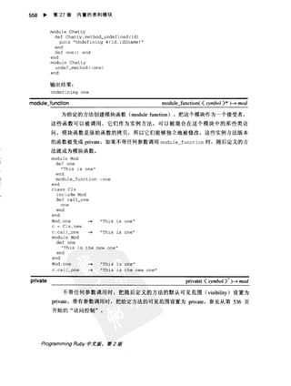Programming Ruby中文版  （第二版）