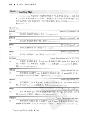 Programming Ruby中文版  （第二版）