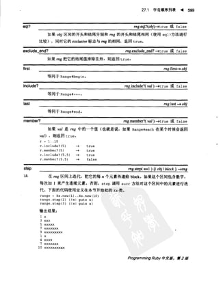 Programming Ruby中文版  （第二版）