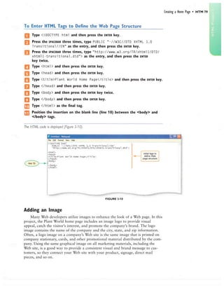 Project 03 Creating Web Pages with Links, Images, and Formatted Text