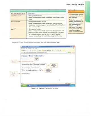 Project 03 Creating Web Pages with Links, Images, and Formatted Text