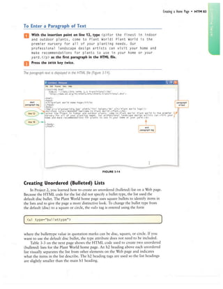 Project 03 Creating Web Pages with Links, Images, and Formatted Text