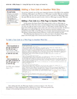 Project 03 Creating Web Pages with Links, Images, and Formatted Text