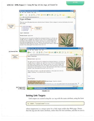 Project 03 Creating Web Pages with Links, Images, and Formatted Text