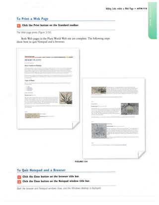 Project 03 Creating Web Pages with Links, Images, and Formatted Text