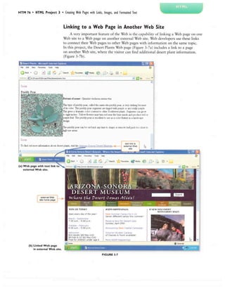 Project 03 Creating Web Pages with Links, Images, and Formatted Text