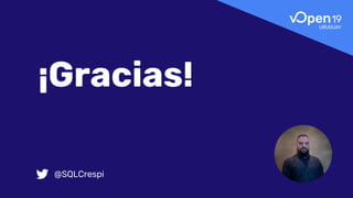 ¡Gracias!
@SQLCrespi
 