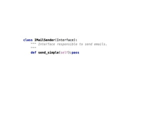 Python interfaces