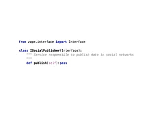 Python interfaces