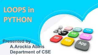 Presented by
A.Arockia Abins
Department of CSE
 